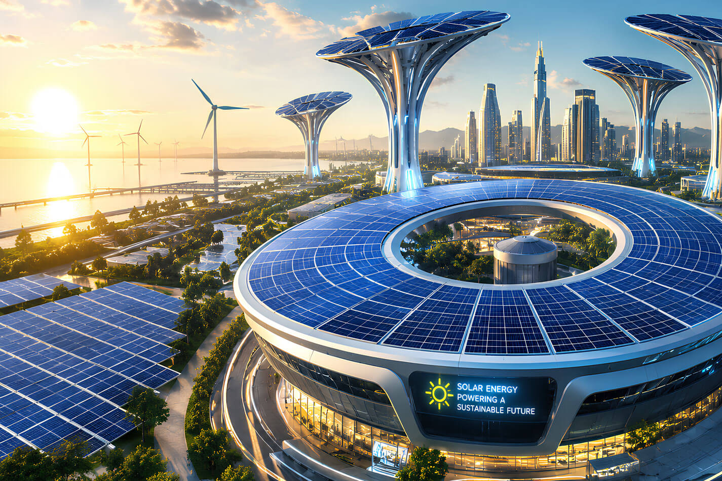 Wind and Solar Plant